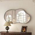 SHYFOY Black Asymmetrical Cloud Shaped Wall Mirror