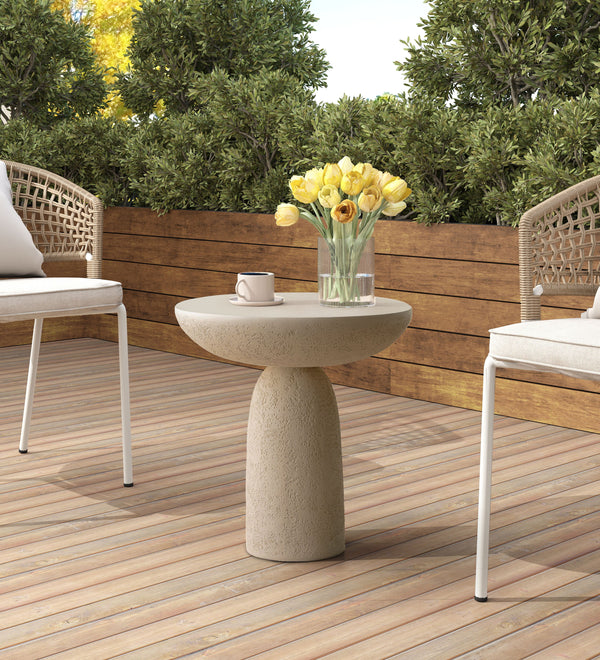 Round Side Table End Table