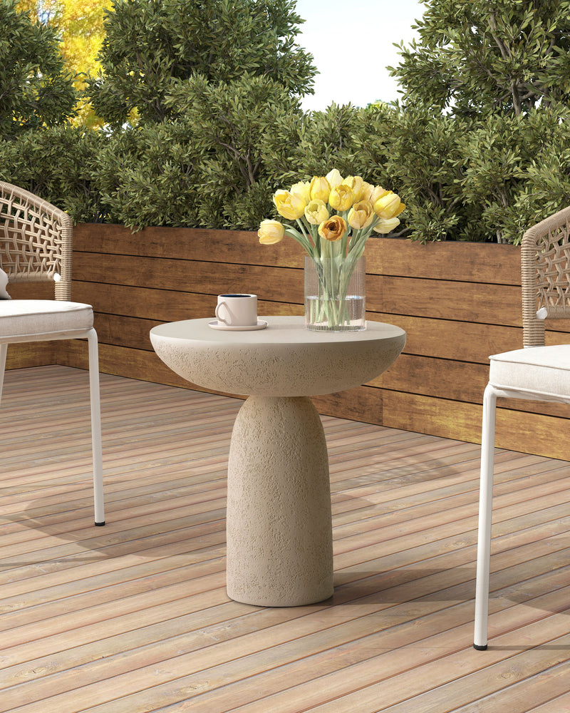 Round Side Table End Table