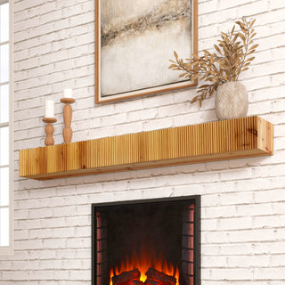 Rustic Fireplace Shelf Mantel Floating Shelf