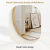 Irregular Wall Mirror Decorative, Antique-Gold Asymmetrical Mirror