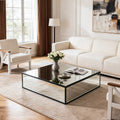 Modern Rectangular Mirrored Coffee Table