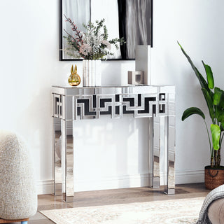 SHYFOY Modern Grecian Venetian Mirrored Console Table /SF-CT172