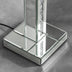 47" Modern Glam Mirrored Crystal Tall Floor Lamp