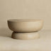 Concrete Round Low Profile End Table