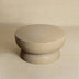 Concrete Round Low Profile End Table