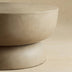 Concrete Round Low Profile End Table