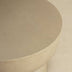 Concrete Round Low Profile End Table
