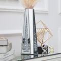 SHYFOY Flower Vase Crushed Diamond Mirrored Vases for Home Decor
