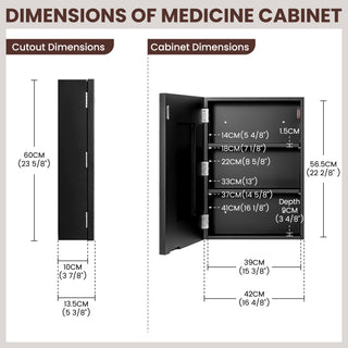 Rectangular Mirrored Medicine Cabinet