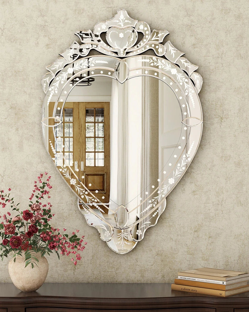 Modern Wall Mirror Irregular Design Decor