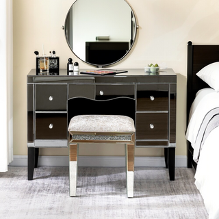 Luxury Mirrored Makeup Vanity 5-Drawers