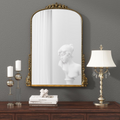 SHYFOY Antique Wall Mirror Gold Baroque Ornate, Traditional Elegant Old Mirror