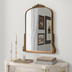 SHYFOY Antiker Wandspiegel Gold Barock Verziert, Traditioneller Eleganter Alter Spiegel