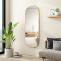 Oval Tall Mirror for Wall, Full Length Mirrors