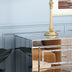 Glam Mirrored Diamond 3-Drawers Accent Cabinet Sideboard