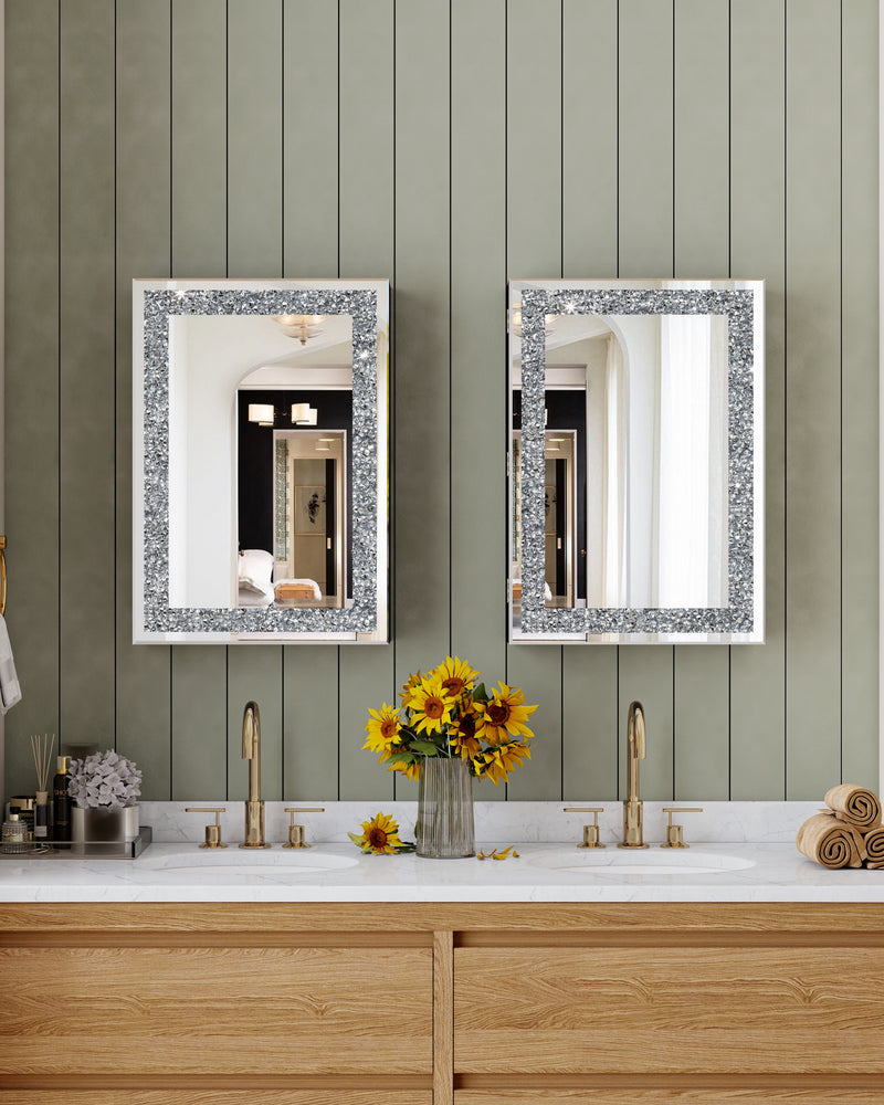 Rectangular Mirrored Medicine Cabinet