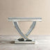 Mirrored Console Table with Crushed Diamond