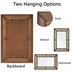 Rattan Mirror for Wall Decor Bohemian Rectangular Large Mirror
