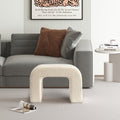 Upholstered Foot Stool Modern Pouf Ottoman