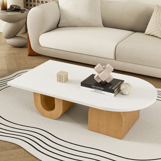 Modern Oval  Minimalist Design Coffee Table