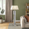 Mirrored Glass Floor Lamp Crushed Diamond Home Decor
