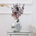 SHYFOY Silver Mirror Crystal Glass Decorative Vase Luxury Home Decoration