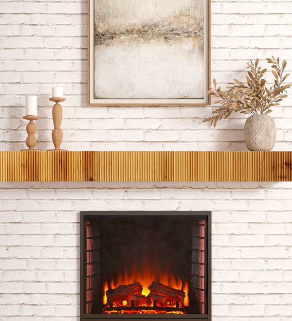 Rustic Fireplace Shelf Mantel Floating Shelf