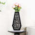 Black Crushed Diamond Mirrored Flower Vases Home Decor