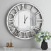 Oversize Wall Clock Living Room Decor, Extra Large Decorative Mirror Wall Clocks