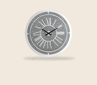 Diamond Crystal Wall Clock - Round