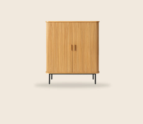 Wood Sideboard Buffet Cabinet - 46.85"×39.37"