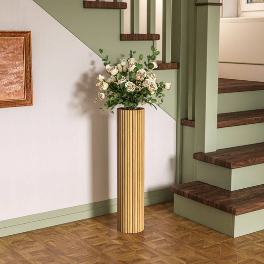 Aesthetic Wooden Floor Vase | Perfect Home Decor Upgrade