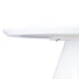 Mesa de Centro Redonda Moderna Blanca con Cono