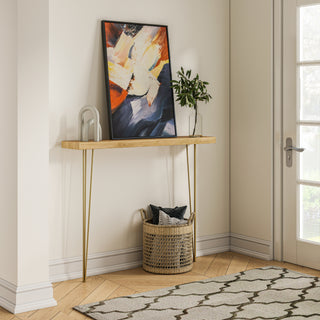 Rectangular Modern Console Table for Living Room