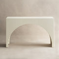 Fluted Arch Modern Console Table