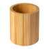 Tall Solid Wood Floor Vase for Living Room Decor – Handcrafted Rustic Wooden Vase with Natural Wood Strips