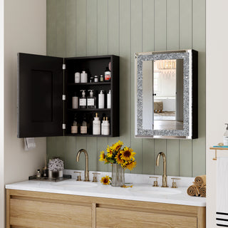 Rectangular Mirrored Medicine Cabinet
