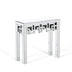 SHYFOY Modern Grecian Venetian Mirrored Console Table