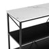 Moderne Konsolentisch mit Marmor-Optik-Platte