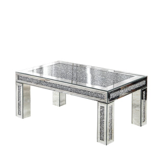 SHYFOY Mirrored Crushed Diamond Coffee Table