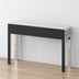 Glam Mirrored Entryway Table Console Table with Crystal Frame