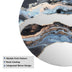 Artistic Marble Patterned Round Wall Mirror