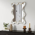 Large Asymmetrical Silver Wall Mirror