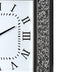Reloj de Pared Negro Cristal Diamante Reloj Negro