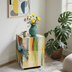 Abstract Art Graffiti Glass End Table