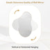 Irregular Wall Mirror Decorative, Antique-Gold Asymmetrical Mirror