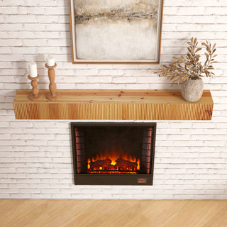 Rustic Fireplace Shelf Mantel Floating Shelf