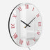 Round Mirrored Wall Clock With RGB Backlight