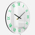 Round Mirrored Wall Clock With RGB Backlight